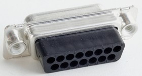 164X11799X, 37 Way Through Hole D-sub Connector Socket, with Mounting Hole