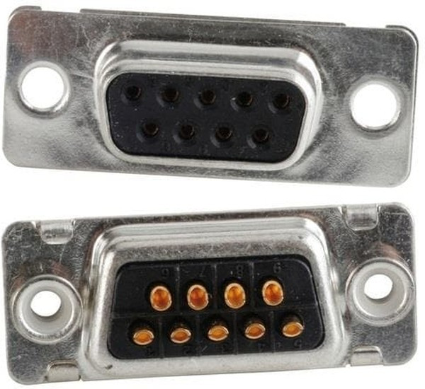 164X11799X, 37 Way Through Hole D-sub Connector Socket, with Mounting Hole