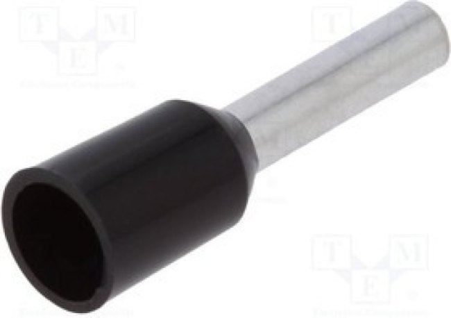 TUL-RI-01508, Втулочный, изолированный, медь, Изоляция полиамид, 1,5мм2, 8мм
