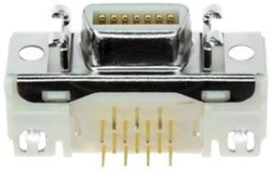 10214-55G3PC, D-Sub Micro-D Connectors 14P R/A SHLD RECEPT BOARDMNT M2.5 THREAD