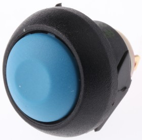 IBR3SAD100, Miniature Push Button Switch, Momentary, Panel Mount, 12.2mm Cutout, SPST, 32V ac, IP67