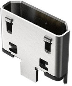 USB3160-30-0170-0-C, Разъем USB, Micro USB Типа B, USB 2.0, Гнездо, 5 вывод(-ов)