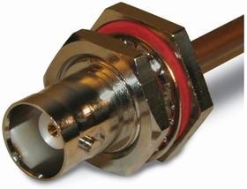 112581, RF Connectors / Coaxial Connectors BNC BLKHD JACK SOL .141 SEMI RIGID