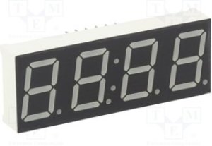 KW4-566AVB, Дисплей: LED, 7-сегментный, 14,2мм, 0,56", II.зн: 4, красный, анод KW4-566AVB, Дисплей: LED, 7-сегментный, 14,2мм, 0,56", II.зн: 4, красный, анод