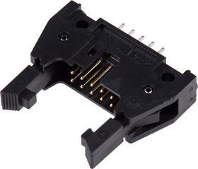 N3793-6302RB, 3000 Series Straight Through Hole PCB Header, 10 Contact(s), 2.54mm Pitch, 2 Row(s), Shrouded