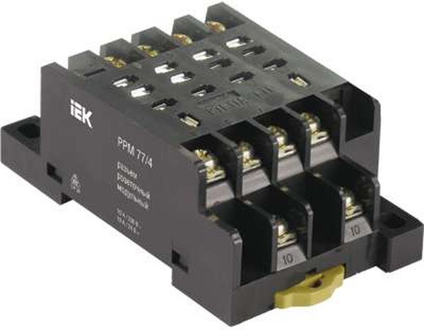 Разъем модульный РРМ77/4(PTF14A) для РЭК77/4(LY4) IEK RRP10D-RRM-4