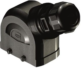 19431100527, Разъем для тяжелых условий, IP66, With Gland, Нейлон (Полиамид), Армированный Стекловолокном