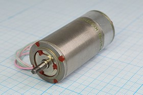 Двигатель постоянного тока 27В, 4500 об/мин; №двиг61 двиг 27В\4,6Вт\\4500\ \ДПР-52-Н1-03