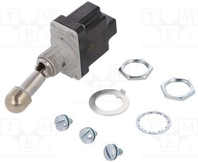 1TL1-2D, Toggle Switches SPST OFF-ON Screw Term