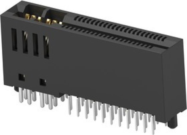 2340164-3, CARD EDGE CONN, DUAL SIDE, 8P+44S, TH
