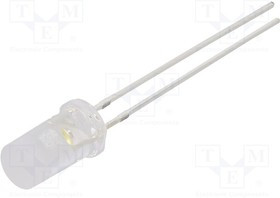 OSM5DK5TC5A, LED; 4.8mm; white warm; 750?1120mcd; 120°; Front: flat; 2.9?3.4V