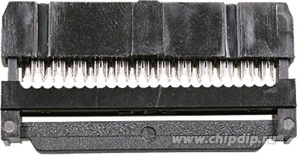IDC-24F, гнездо на шлейф шаг 2.54мм (L-KLS1-204-24-B) IDC-24F, гнездо на шлейф шаг 2.54мм (L-KLS1-204-24-B)