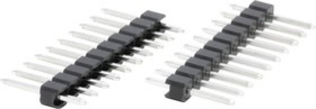 M20-9991046, M20 Series Straight Through Hole Pin Header, 10 Contact(s), 2.54mm Pitch, 1 Row(s), Unshrouded
