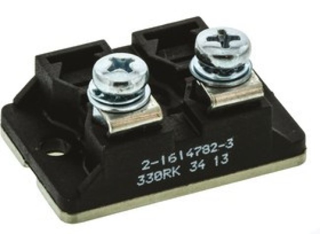 BDS2A100330RK, 330 100W Thick Film Chassis Mount Resistor BDS2A100330RK ±10%
