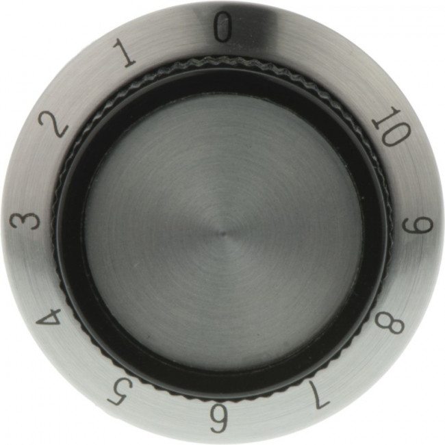 PKD70B101/4, Ручка, Круглый Вал, 6.35 мм, Фенольный Полимер, Straight Knurled Skirted with Numbers 0-10 PKD70B101/4, Ручка, Круглый Вал, 6.35 мм, Фенольный Полимер, Straight Knurled Skirted with Numbers 0-10