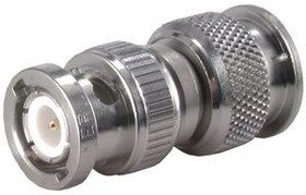32_BNC-TNC-50-1/133_NE, RF Adapter, Straight, BNC Plug - TNC Plug, 50Ohm