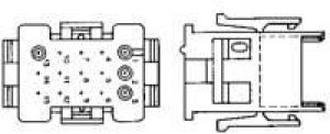 1-640509-0, Корпус разъема, Серия MR, Гнездо, 4 вывод(-ов), 4.19 мм, Миниатюрными прямоугольными разъемами 1-640509-0, Корпус разъема, Серия MR, Гнездо, 4 вывод(-ов), 4.19 мм, Миниатюрными прямоугольными разъемами