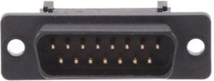L17DAFRB15P, D-Sub Standard Connectors IDC MALE 15P FLAT RIBBON CABLE L17DAFRB15P, D-Sub Standard Connectors IDC MALE 15P FLAT RIBBON CABLE