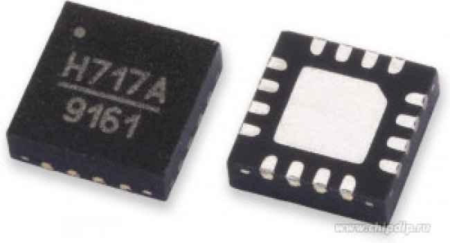 HMC717ALP3E, RF Amplifier LNA w/ Adj Bias, 4.9 to 6.0GHz
