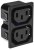 PX0714/2/15/28, AC Power Entry Modules Multi-Way IEC Panel Outlet
