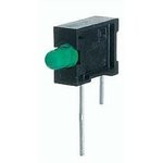 0035.7023, LED; в корпусе; зеленый; 3мм; -25?85°C; IP40; Вид: выпуклый
