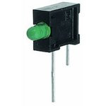 0035.7023, LED; в корпусе; зеленый; 3мм; -25?85°C; IP40; Вид: выпуклый