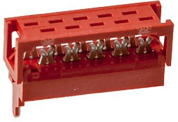 1-215083-0, Conn IDC Connector M 10 POS 1.27mm IDT RA Cable Mount T/R