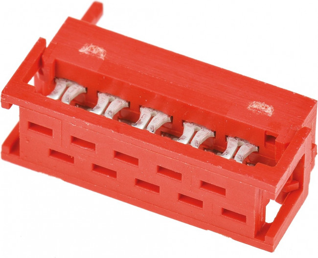 1-215083-0, Conn IDC Connector M 10 POS 1.27mm IDT RA Cable Mount T/R