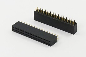 Разъем PBD-2x15 розетка, шаг P2.54, контакты 30P, монтаж на плату