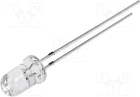 OSOOJ25111A, Светодиод, 5мм, бирюзовый, 6500мкд, 20°