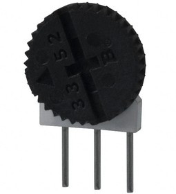 3352W-1-103LF, TRIMMER, POTENTIOMETER, 10KOHM 1TURN THRU HOLE