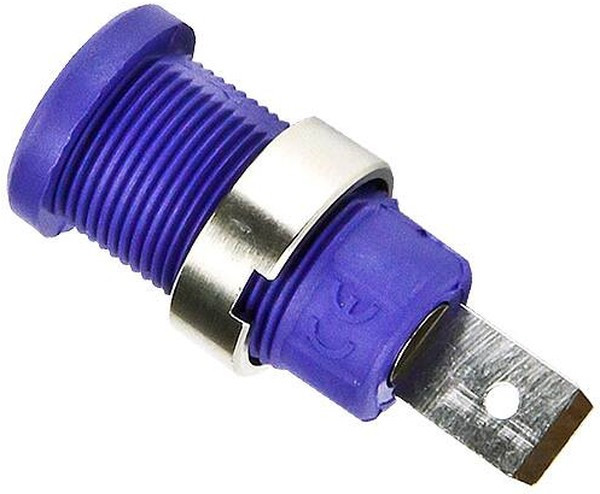 CT2238-7, Test Plugs &amp; Test Jacks 4mm Safety Jack .25FastonPanelViolet