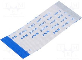 05-40-D-0050-A, FFC cable; Cores: 40; Cable ph: 0.5mm; L: 50mm; 60V; Plating: tinned