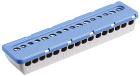 1SPE007715F0733, MISTRAL65 Series Non-Fused Terminal Block, 16-Way, 100A, 6 mm², 16 mm² Wire, Screw Termination