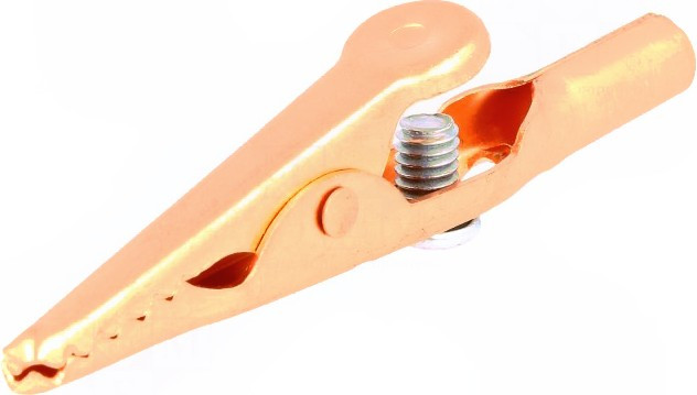 AK4732CU, Зажим "крокодил", 10А, 70VDC, макс.8мм, 33VAC