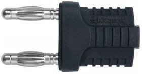 KURZ144IGMBNI-SW, Соединительный мост, "банан" 4мм, 12А, 33ВAC, 70ВDC, черный