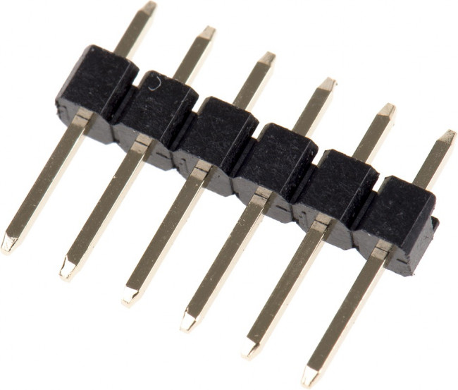 M20-9990645, Headers &amp; Wire Housings 06 SIL VERTICAL PIN HEADER GOLD HT