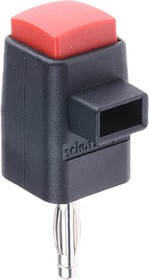 DK799 RED, Red Male Banana Plug, 4 mm Connector, Tab Termination, 16A, 30 V ac, 60V dc, Nickel Plating DK799 RED, Red Male Banana Plug, 4 mm Connector, Tab Termination, 16A, 30 V ac, 60V dc, Nickel Plating