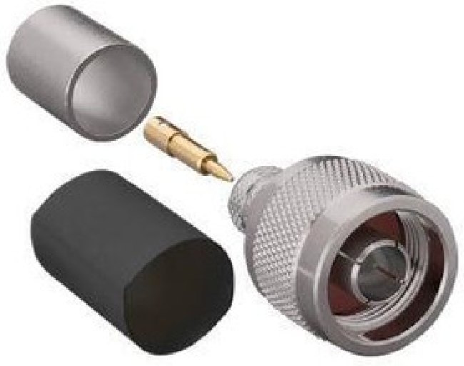 CONN007-1-W, RF Connectors / Coaxial Connectors N Type Connector Plug, Male Pin 50Ohm Free Hanging (In-Line) Crimp For Belden 9913, 9914, LM CONN007-1-W, RF Connectors / Coaxial Connectors N Type Connector Plug, Male Pin 50Ohm Free Hanging (In-Line) Crimp For Belden 9913, 9914, LM