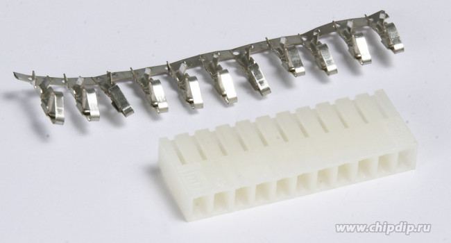 I-DS1072-SCT011, (PHU 11F), Розетка кабельная шаг 3.96, требуются контакты T-DS1072-SC600