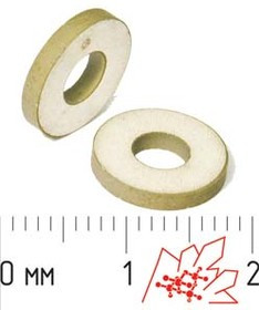 Пьезоэлемент ультразвуковой, размер 11 xd4.5x1.8, форма кольцо, марка материала ЦТС-19