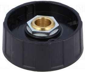 A2540080, Ручка, без указателя, ABS, dоси: 8мм, d40x15,5мм, черный