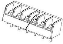 38600-6604, Barrier Terminal Blocks SR BTS CS PC 4ASYCP