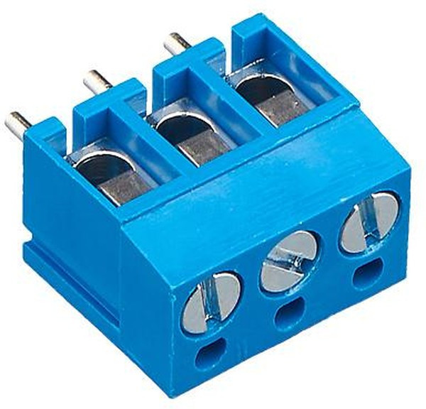 DG300-5.0-03P-12, Клеммник винтовой, 3-контактный, 5мм, прямой