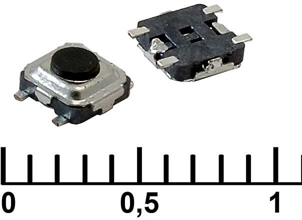 IT-1184-160G-G, кнопка тактовая 3.3х3.3 SMD h=1.5мм IT-1184-160G-G, кнопка тактовая 3.3х3.3 SMD h=1.5мм