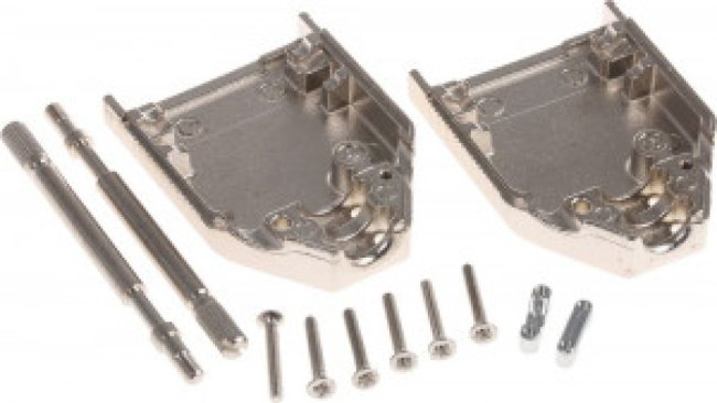 8655MH0912LF, Корпус D Sub, M3, DE, 180°, Корпус из Цинка