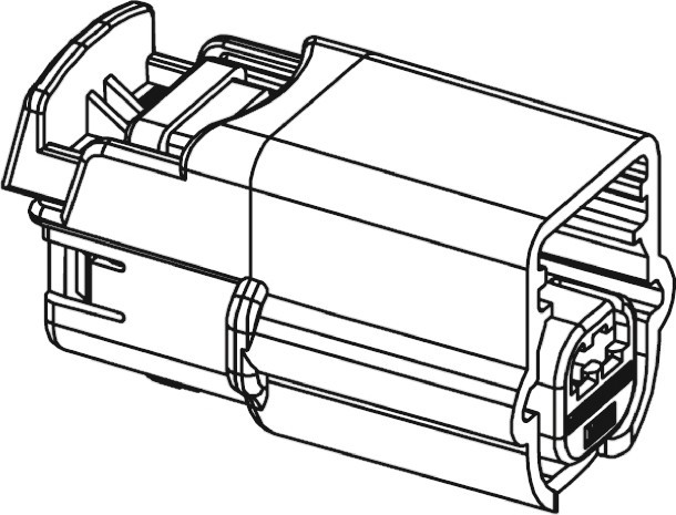 31403-3700, Automotive Connectors MX64 FEM 1X3 MXMETAL WOCPA BLK POLD/3