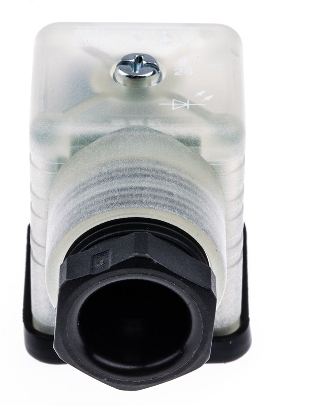 933737212 GDML 2011 LED 24 VR YE black, GDML 2P+E DIN 43650 A, Female Solenoid Valve Connector, with Indicator Light, 24 V ac/dc Voltage 933737212 GDML 2011 LED 24 VR YE black, GDML 2P+E DIN 43650 A, Female Solenoid Valve Connector, with Indicator Light, 24 V ac/dc Voltage