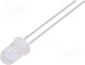 LL-503VC2E-2BC, LED; 5mm; red; 2900?5000mcd; 15°; Front: convex; 1.6?2.4V