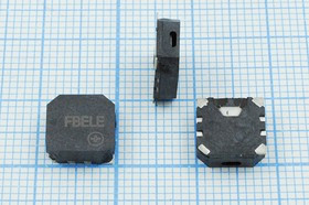 Зуммер магнитоэлектрический без генератора, 8.5x 8.5x3.0, напряжение 3.6В, сопротивление 16 Ом, част